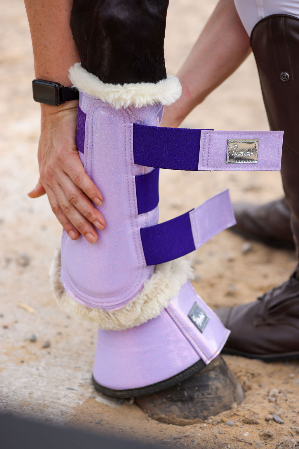 Lavender Haze Tendon Boots - Limited Edition